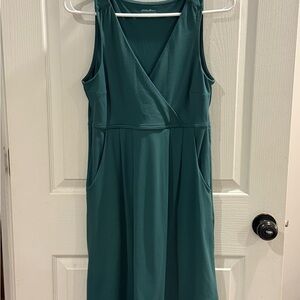 Eddie Bauer Teal Midi Dress